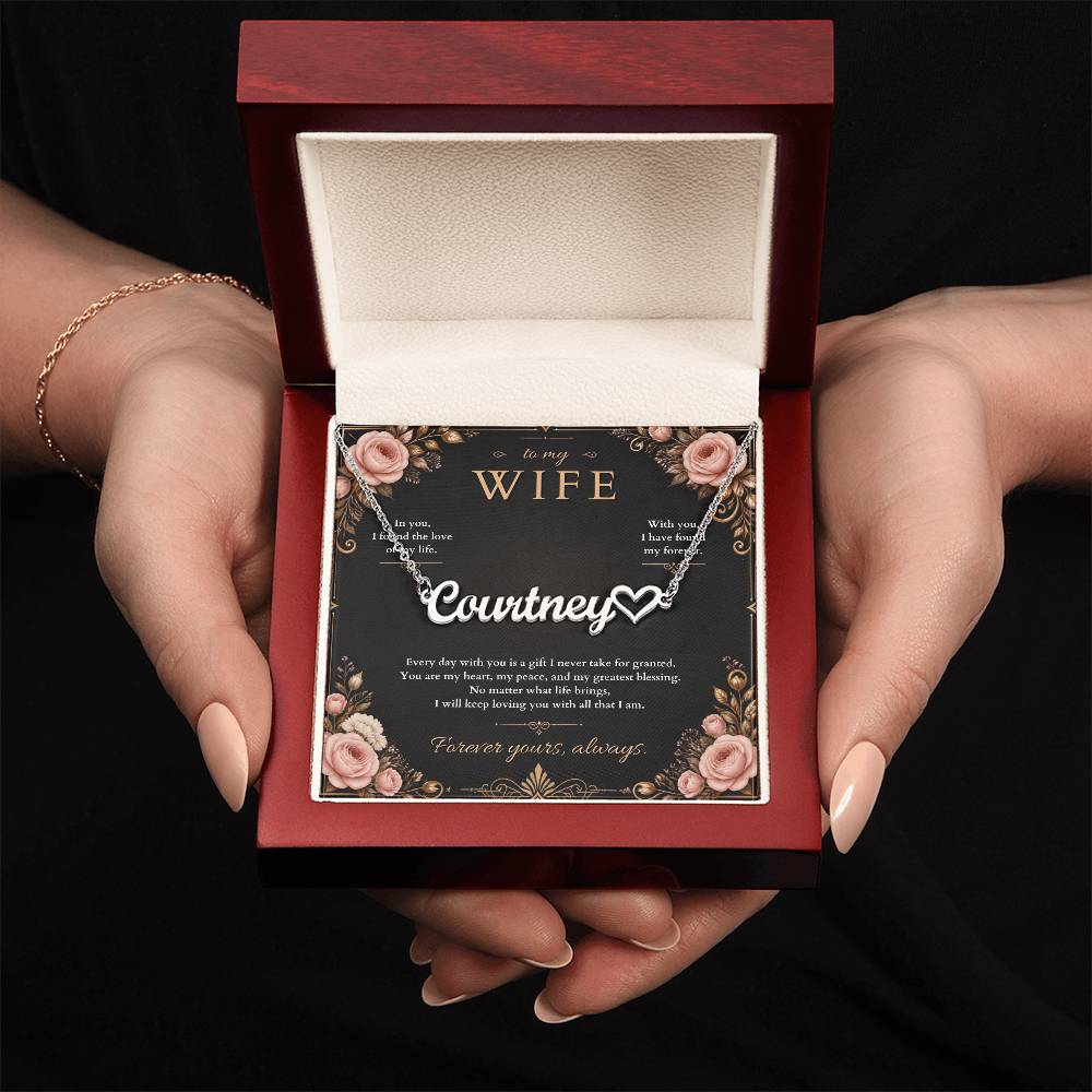 Love of My Life – Custom Name Necklace