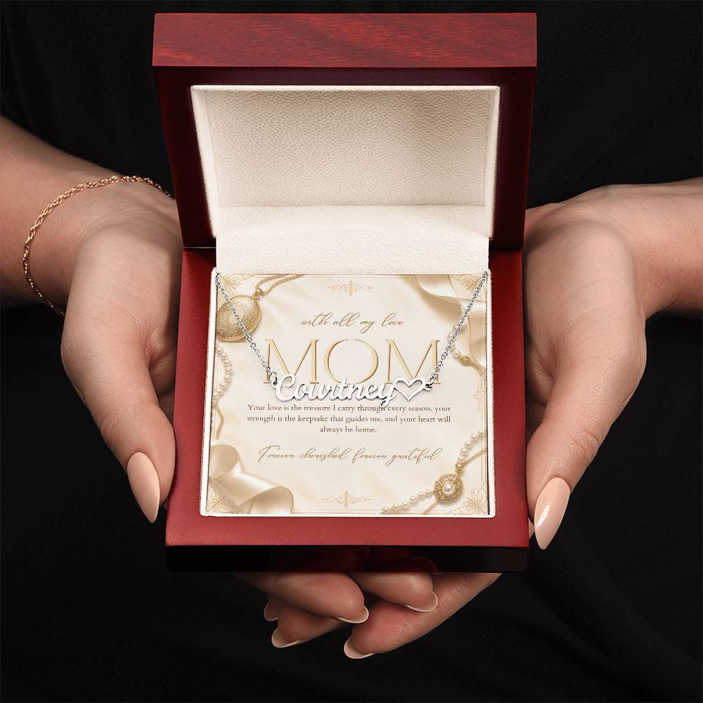 A Treasure I Carry – Custom Name Necklace