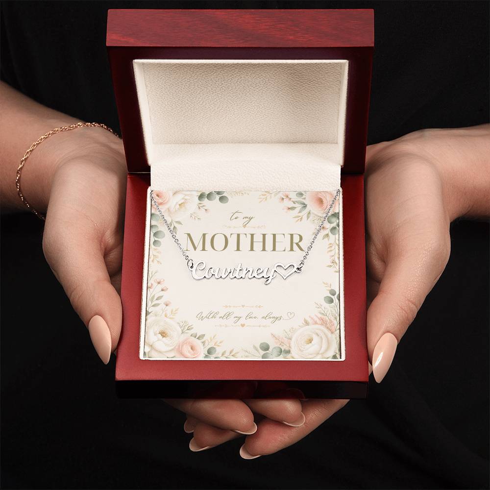 With All My Love, Always – Custom Name Necklace
