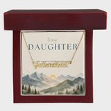Follow Your Own Path – Custom Name Necklace