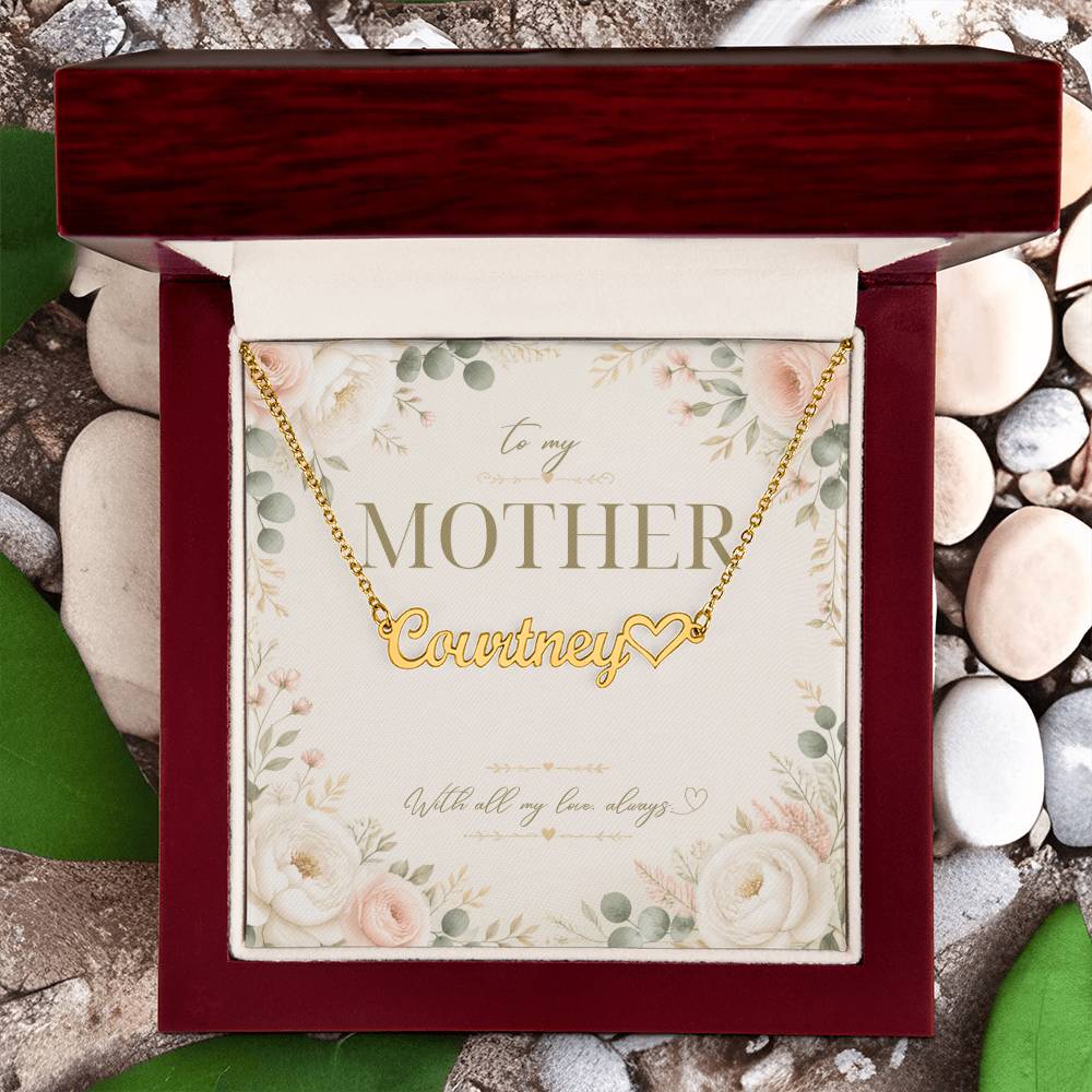 With All My Love, Always – Custom Name Necklace