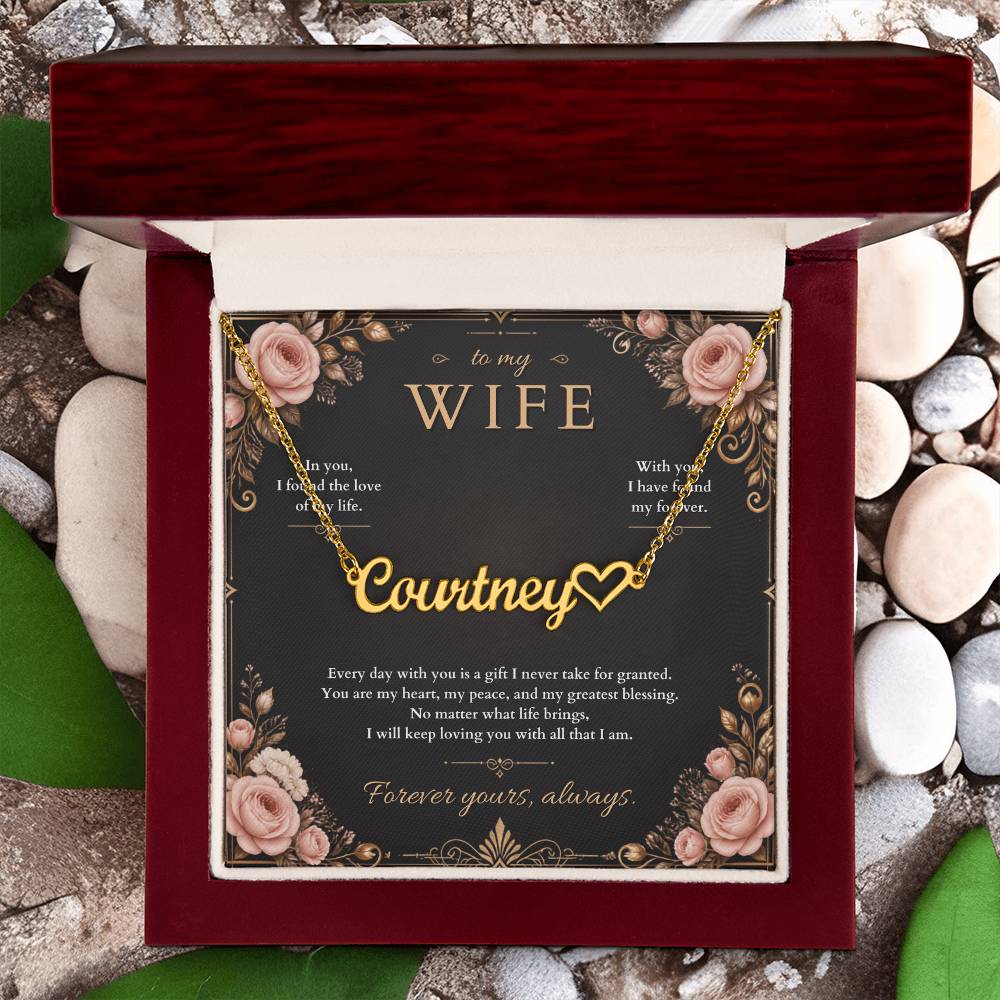 Love of My Life – Custom Name Necklace