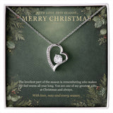 Evergreen Winter Jewel Forever Love Necklace – Christmas Gift