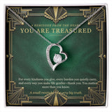 Emerald Art Deco Forever Love Necklace – A Treasured Gift
