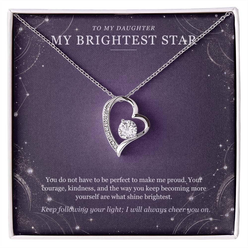 To My Daughter Moonstone Constellation Necklace – Forever Love Gift
