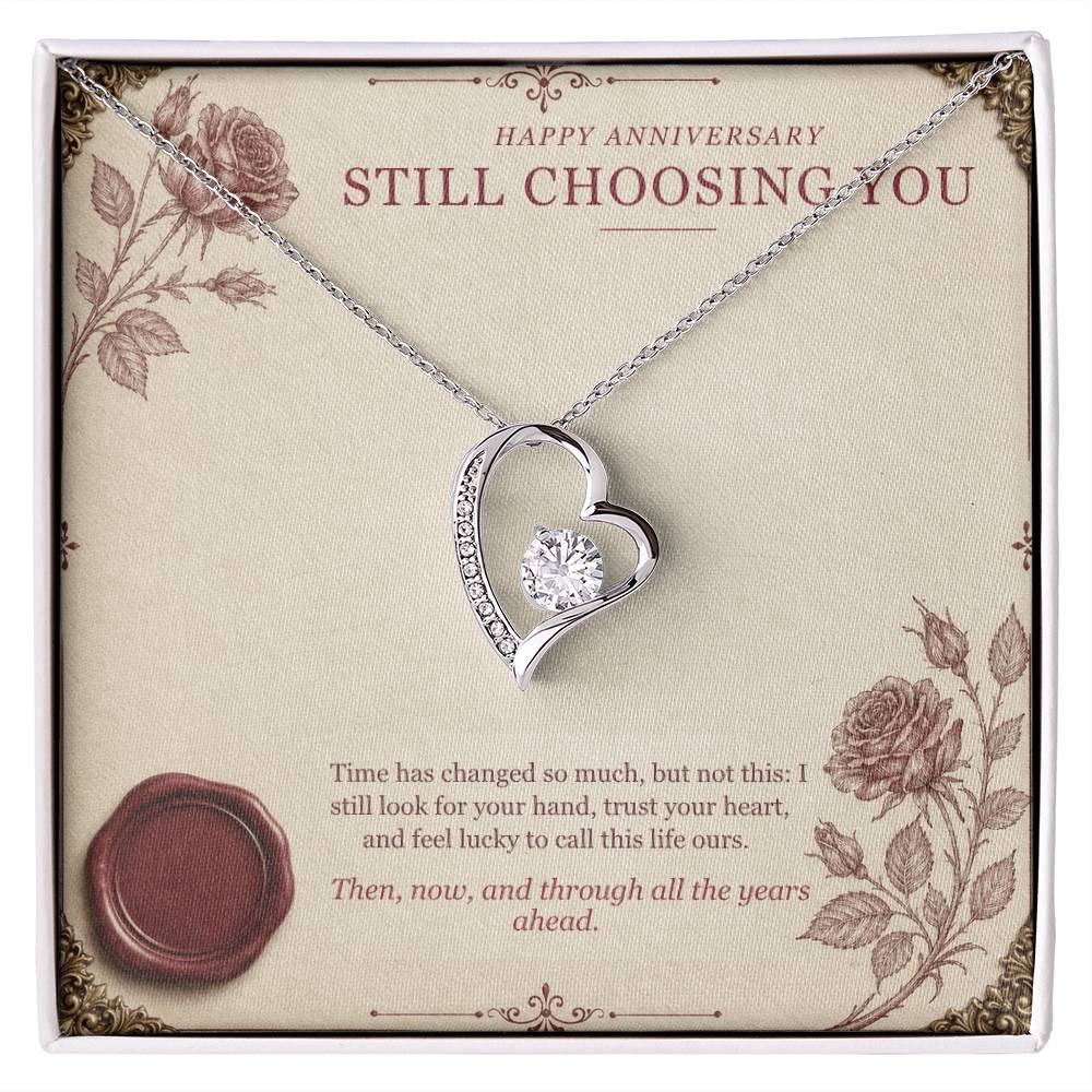 Love Letter Forever Love Necklace – Anniversary Gift
