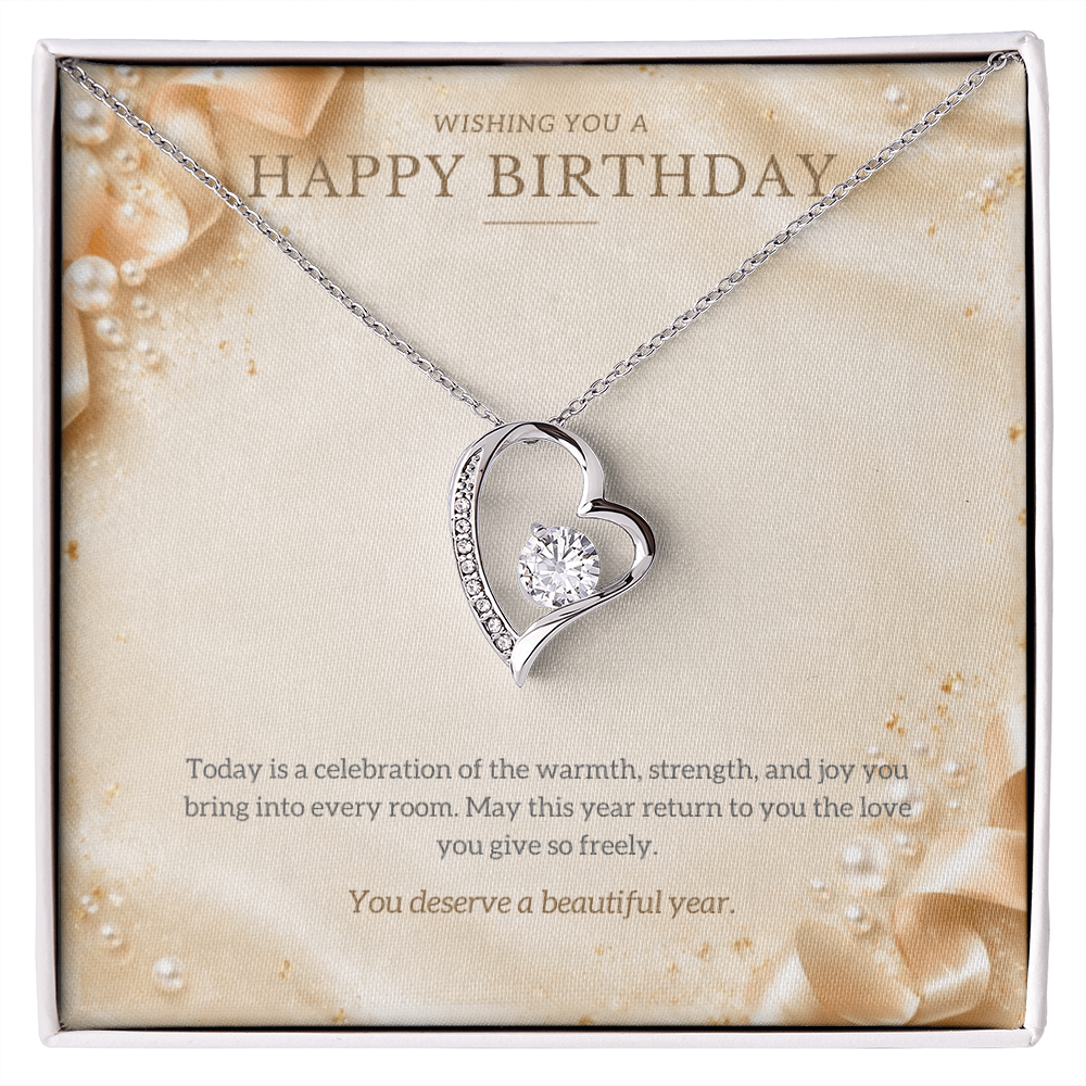 Happy Birthday Forever Love Necklace