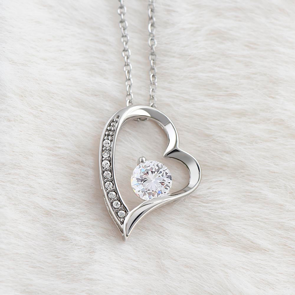 To My Wife Sea Glass Pearl Necklace – Forever Love Gift