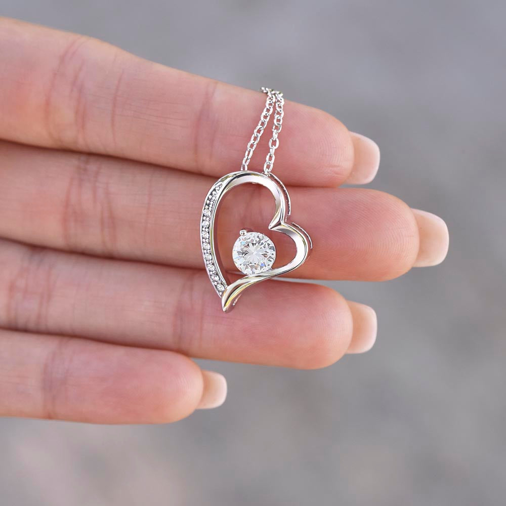 Carrara and Platinum Forever Love Necklace – Appreciation Gift