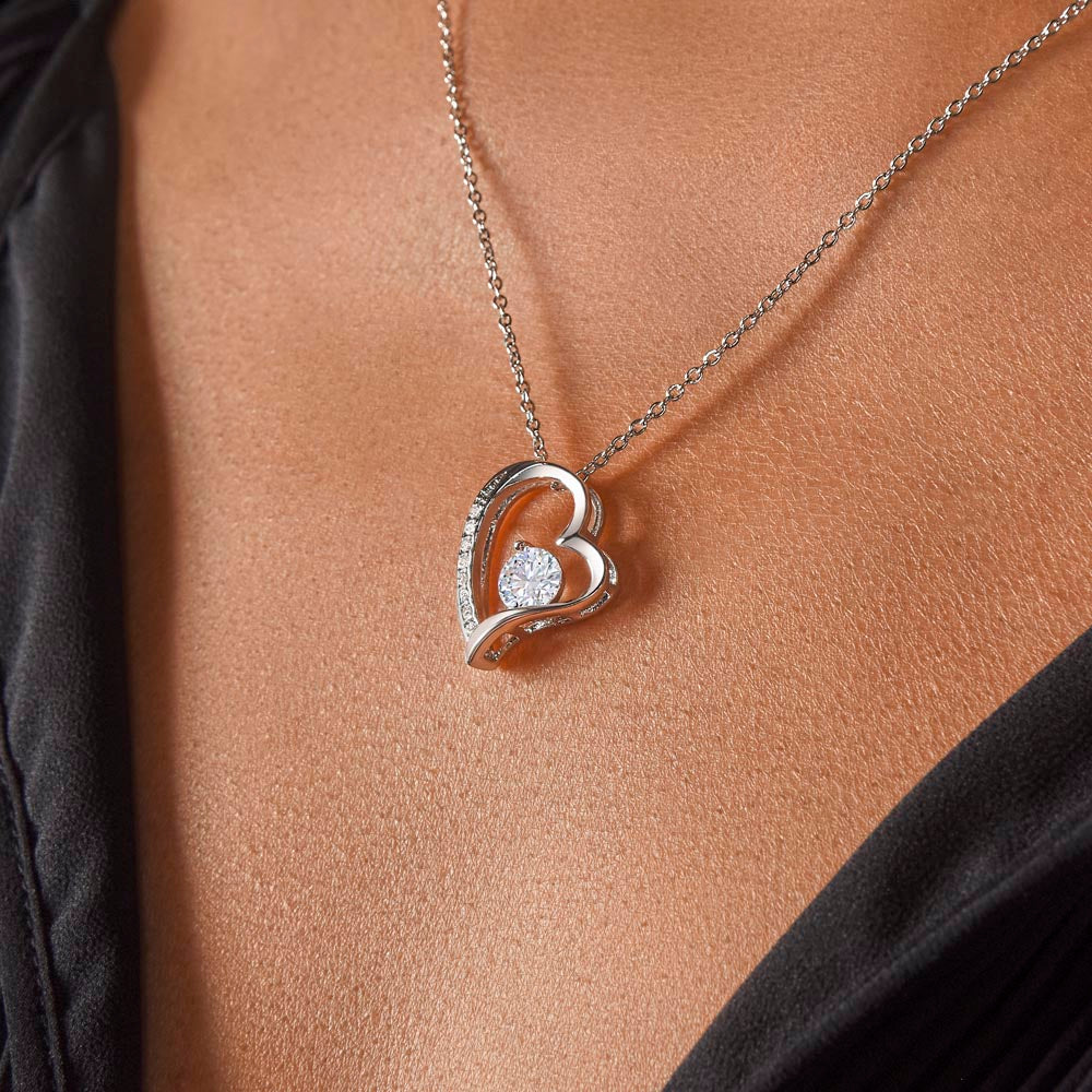 Carrara and Platinum Forever Love Necklace – Appreciation Gift