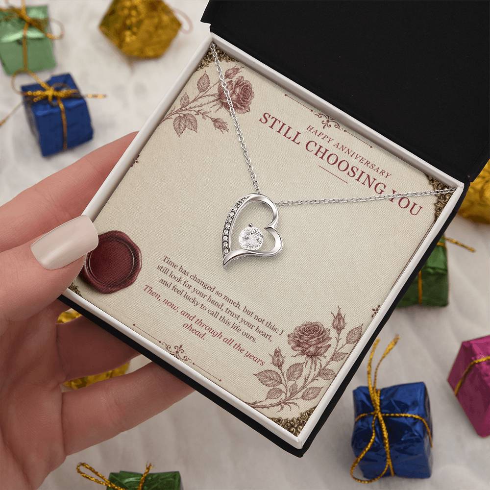 Love Letter Forever Love Necklace – Anniversary Gift