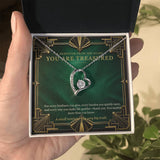Emerald Art Deco Forever Love Necklace – A Treasured Gift