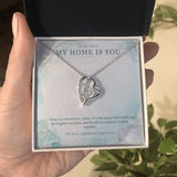 To My Wife Sea Glass Pearl Necklace – Forever Love Gift