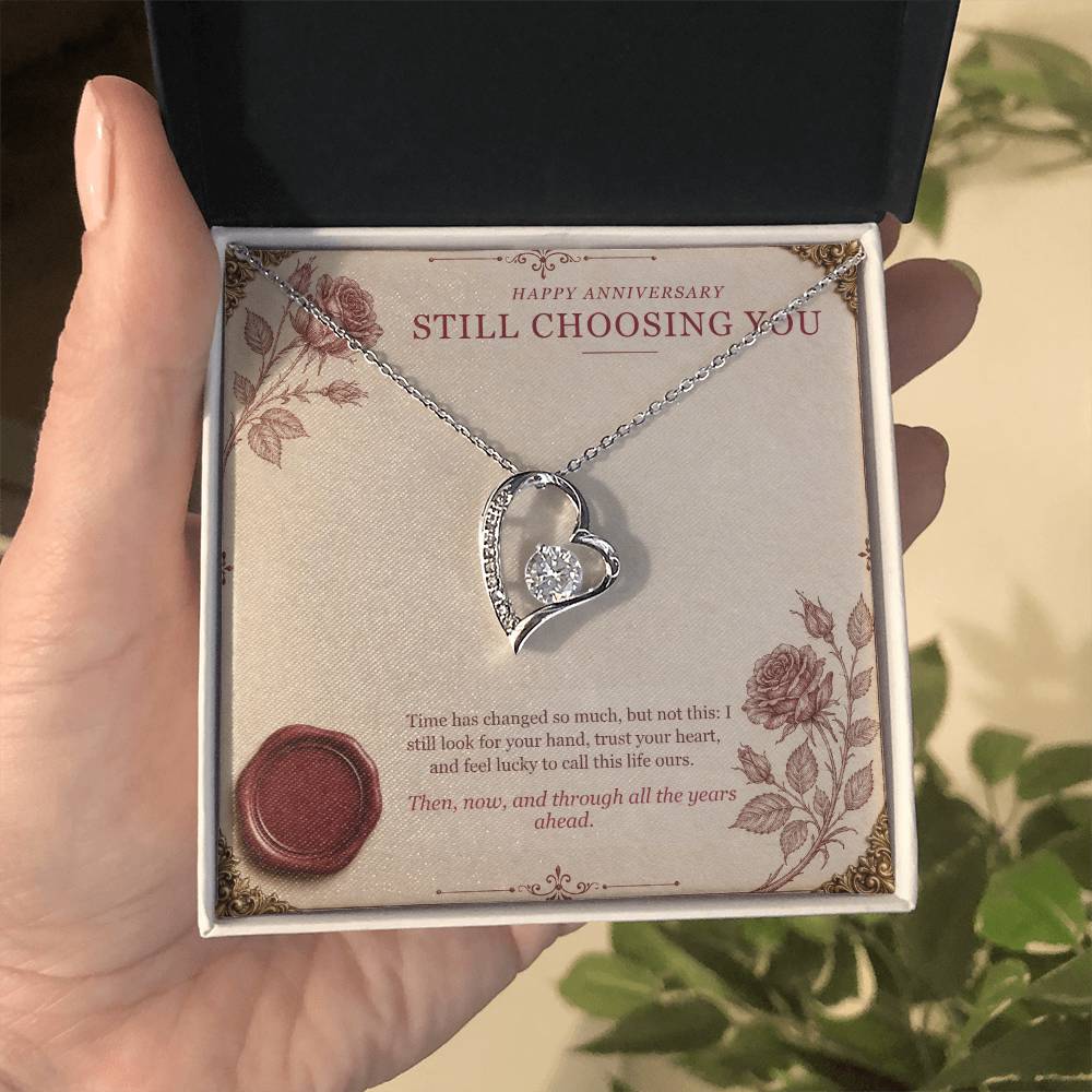 Love Letter Forever Love Necklace – Anniversary Gift