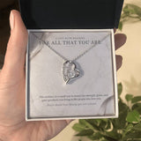 Carrara and Platinum Forever Love Necklace – Appreciation Gift