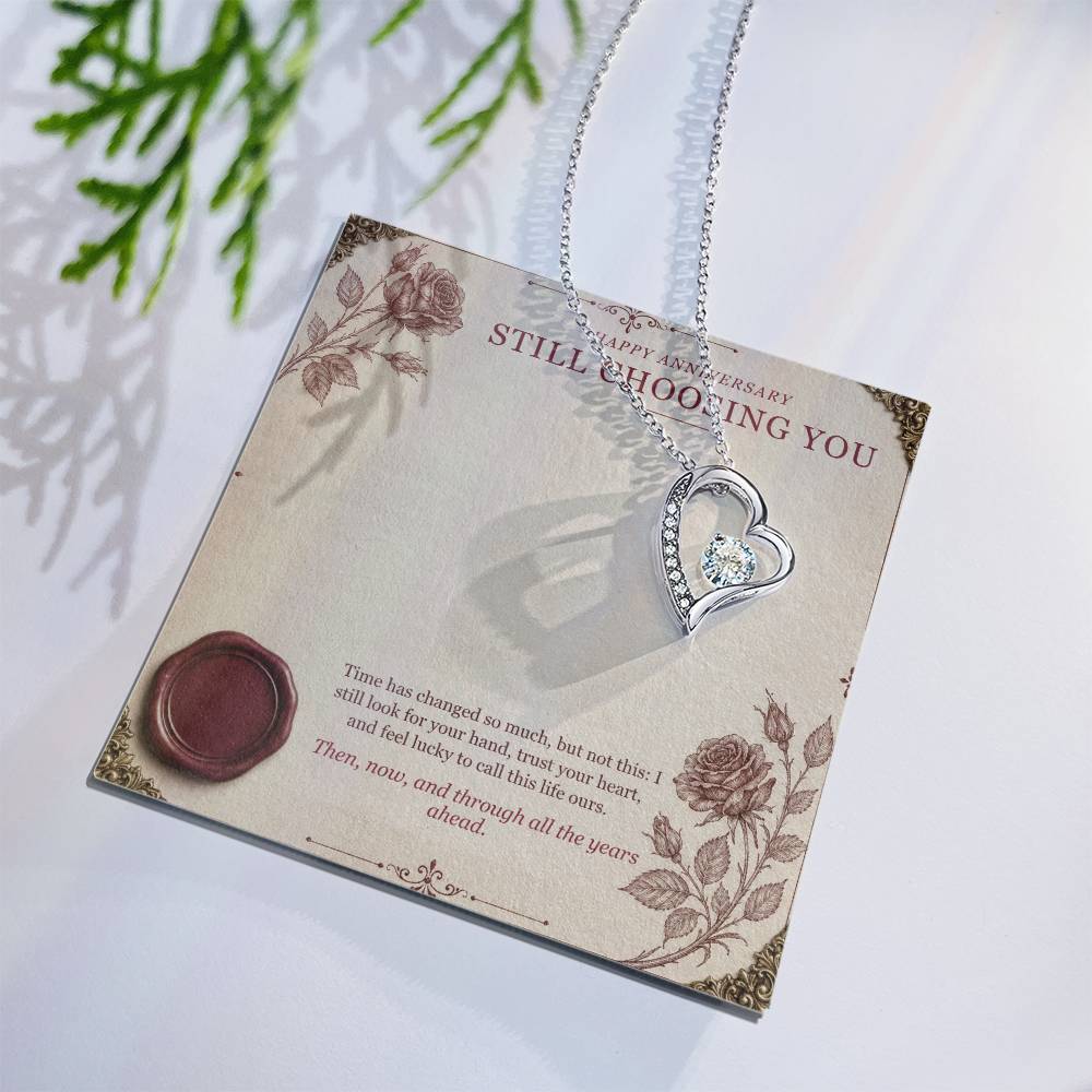 Love Letter Forever Love Necklace – Anniversary Gift