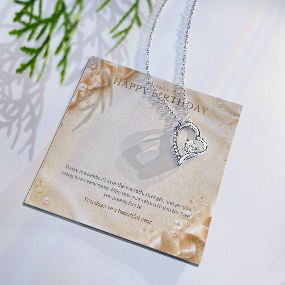 Happy Birthday Forever Love Necklace
