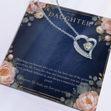 To My Daughter Forever Love Necklace