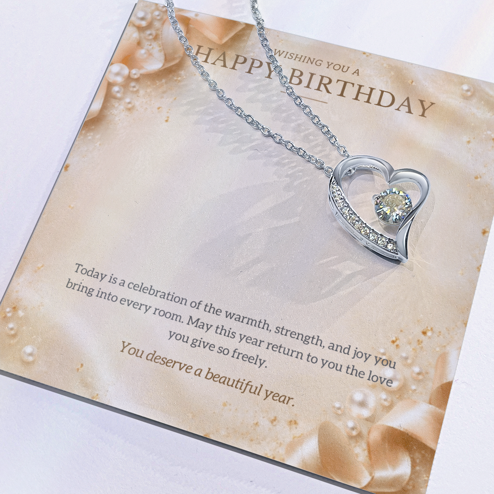 Happy Birthday Forever Love Necklace