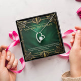 Emerald Art Deco Forever Love Necklace – A Treasured Gift