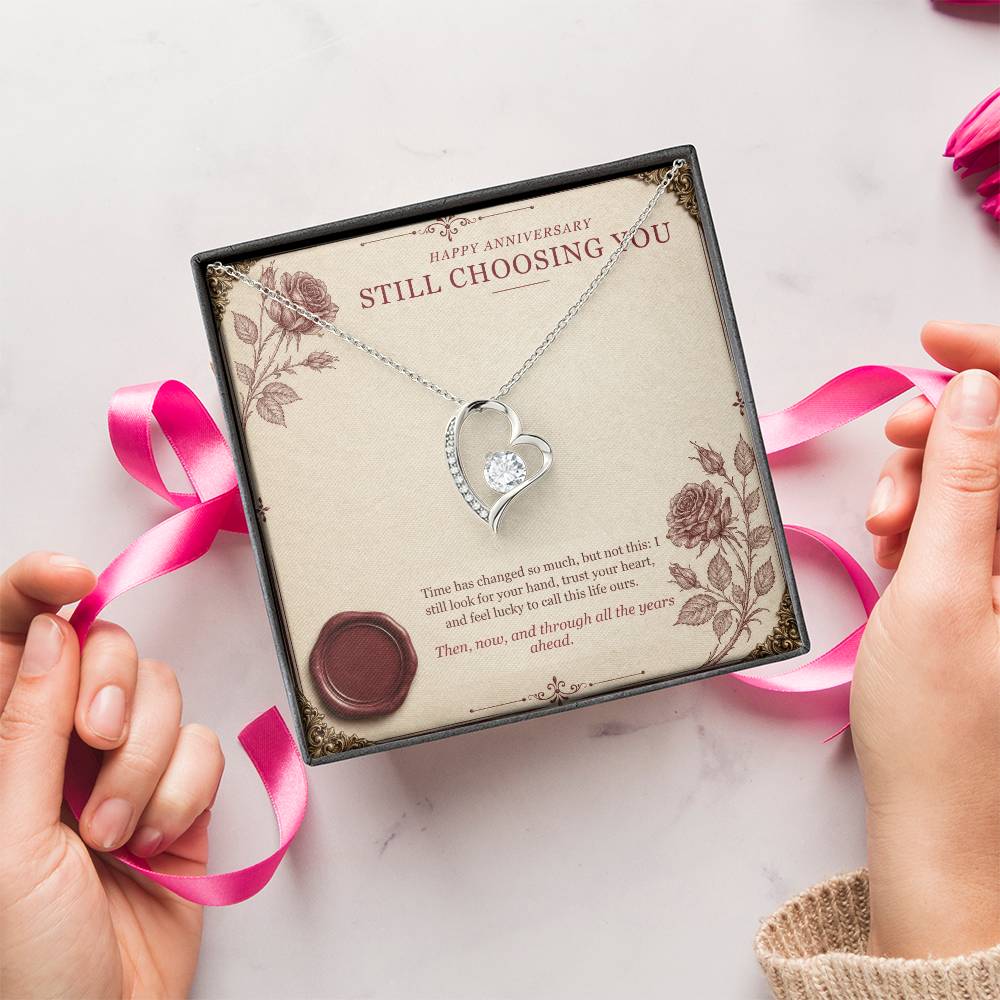 Love Letter Forever Love Necklace – Anniversary Gift