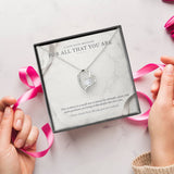 Carrara and Platinum Forever Love Necklace – Appreciation Gift