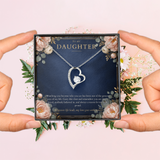 To My Daughter Forever Love Necklace