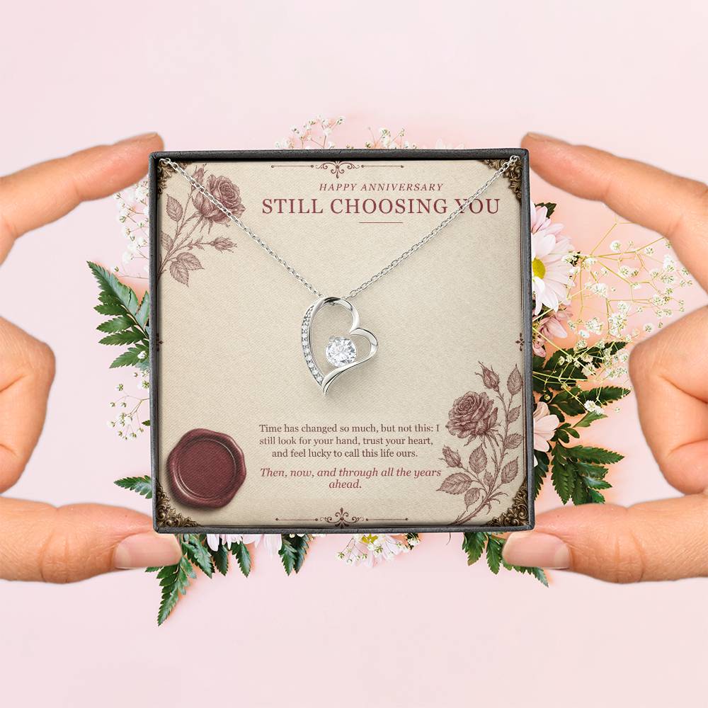 Love Letter Forever Love Necklace – Anniversary Gift