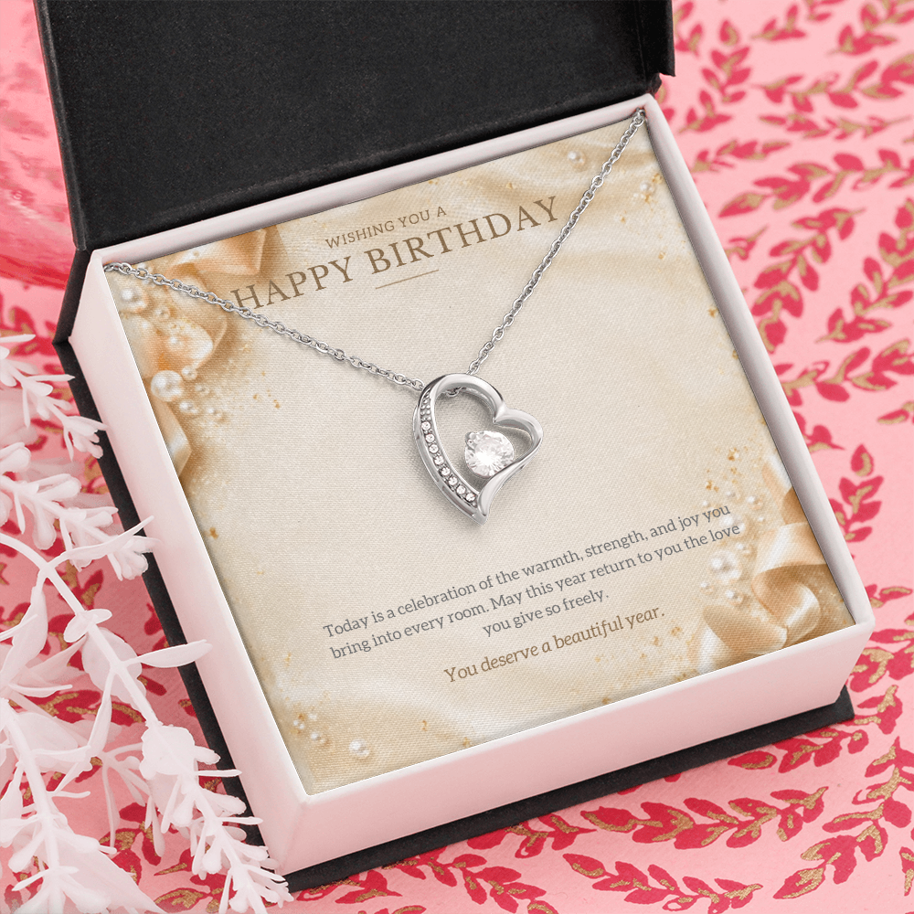 Happy Birthday Forever Love Necklace