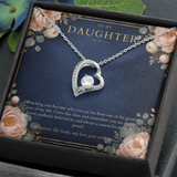 To My Daughter Forever Love Necklace