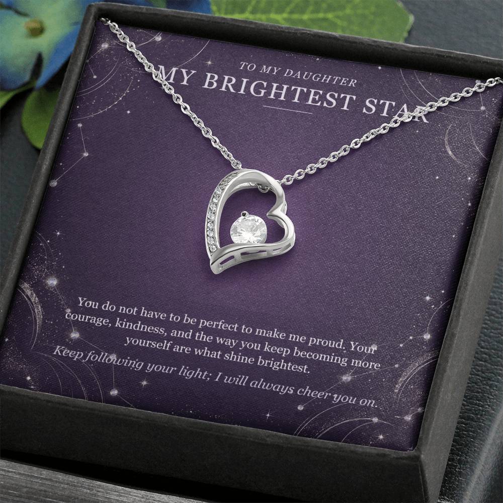 To My Daughter Moonstone Constellation Necklace – Forever Love Gift