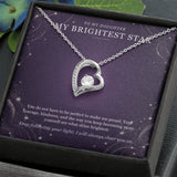 To My Daughter Moonstone Constellation Necklace – Forever Love Gift