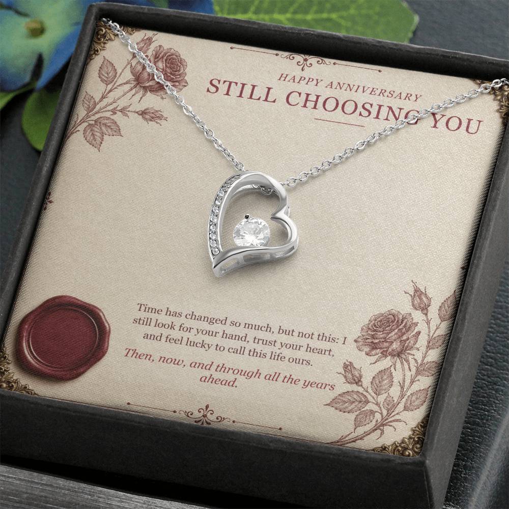 Love Letter Forever Love Necklace – Anniversary Gift