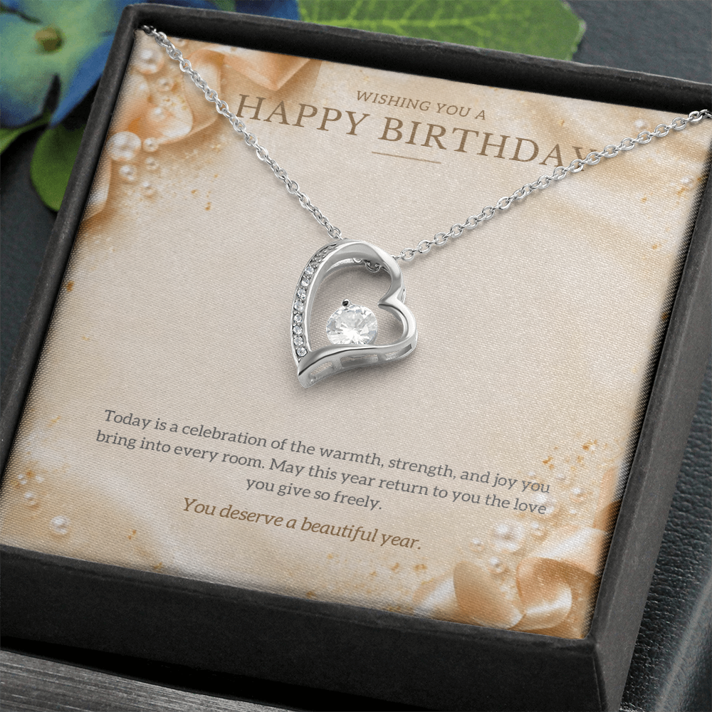 Happy Birthday Forever Love Necklace
