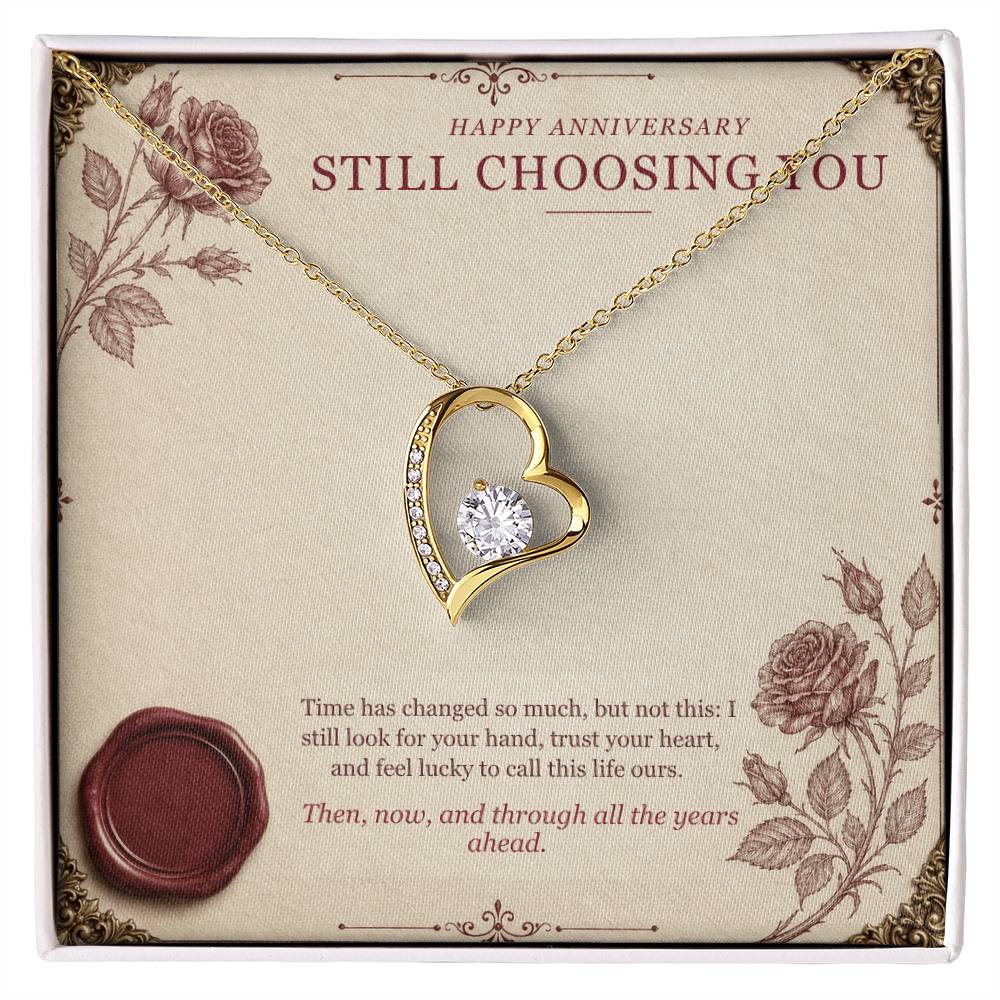 Love Letter Forever Love Necklace – Anniversary Gift