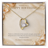 Happy Birthday Forever Love Necklace