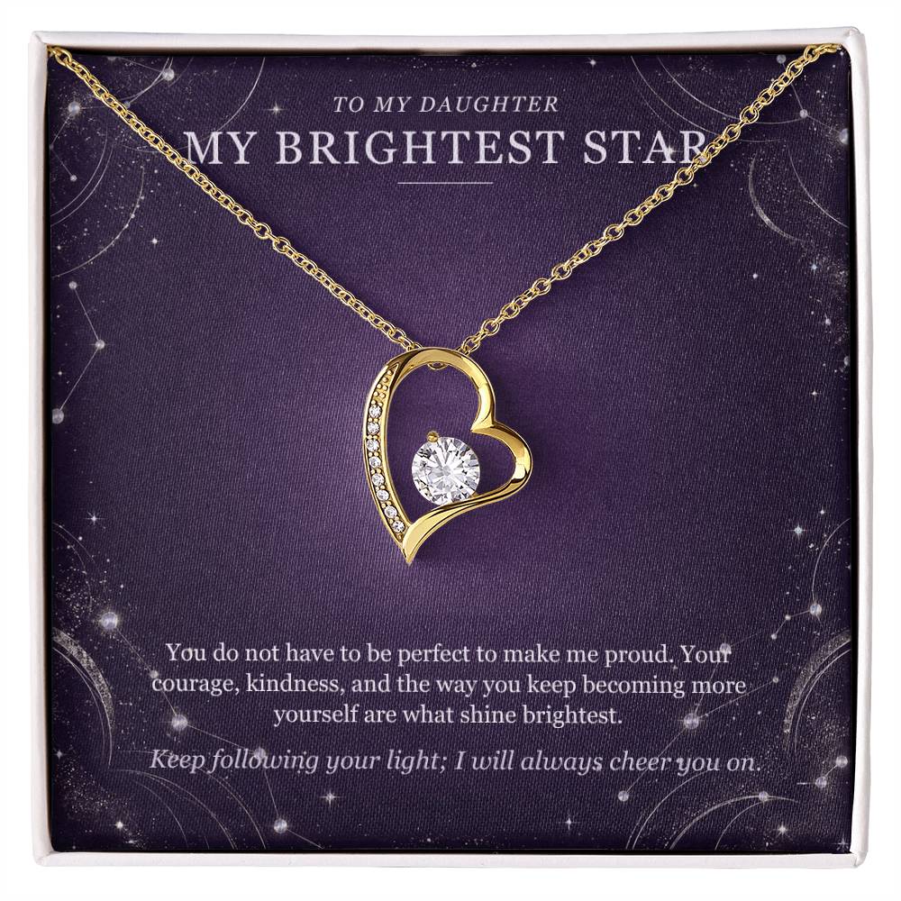 To My Daughter Moonstone Constellation Necklace – Forever Love Gift