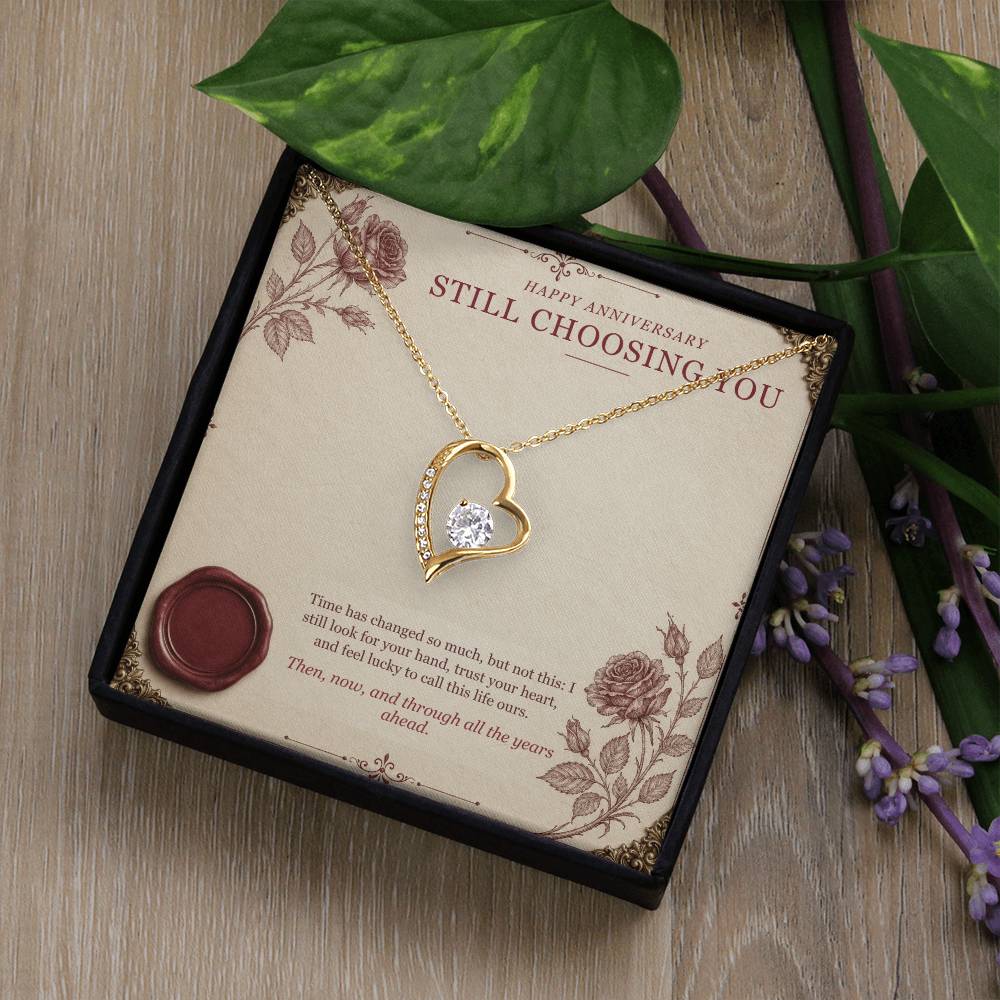 Love Letter Forever Love Necklace – Anniversary Gift
