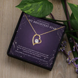 To My Daughter Moonstone Constellation Necklace – Forever Love Gift