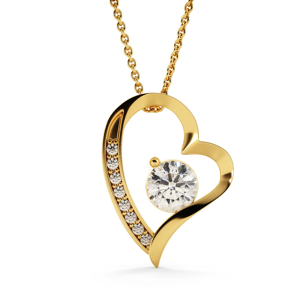 To My Daughter Forever Love Necklace