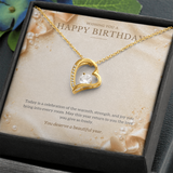 Happy Birthday Forever Love Necklace