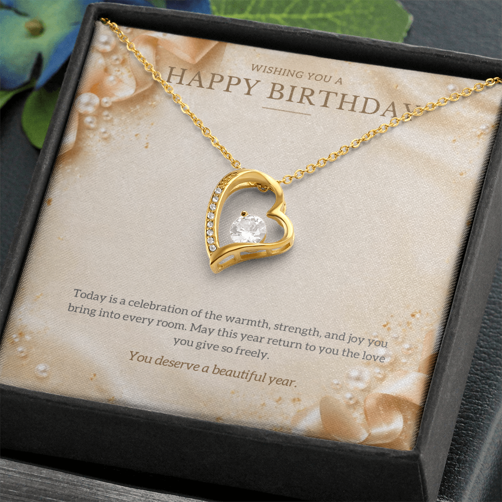 Happy Birthday Forever Love Necklace