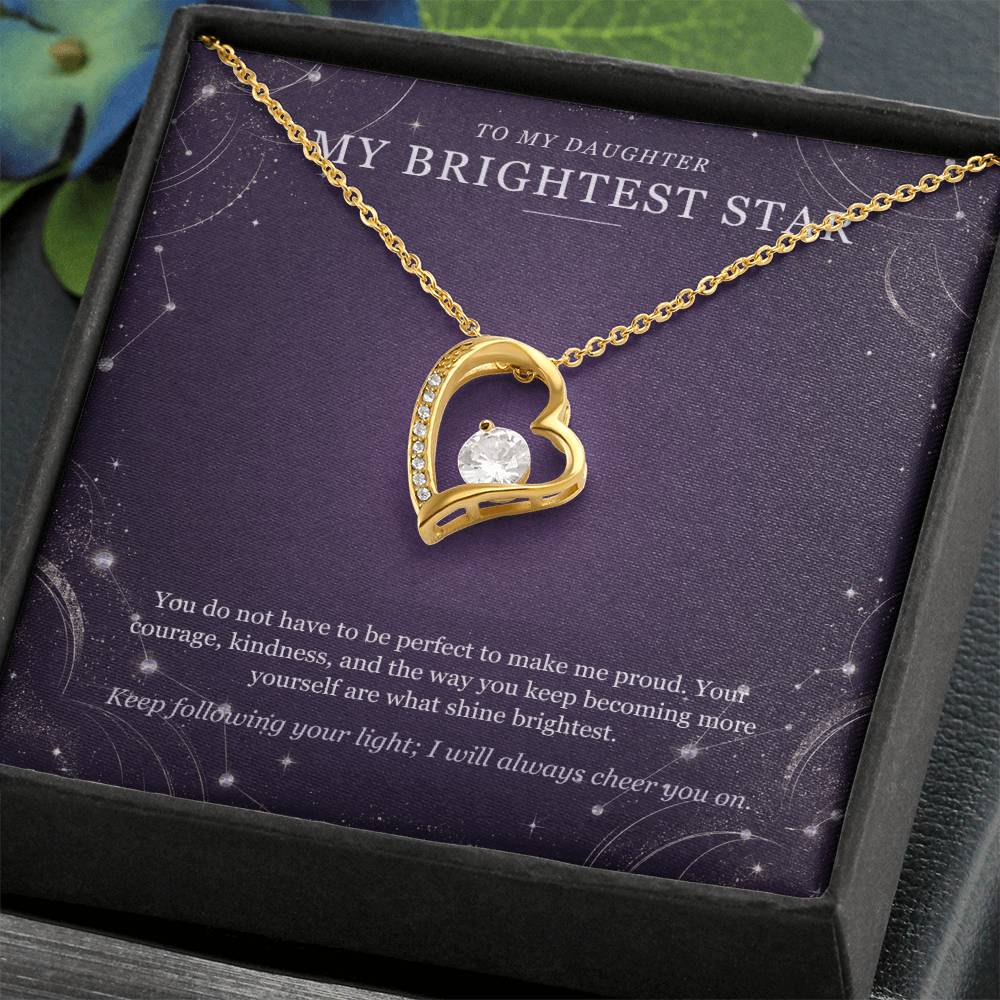 To My Daughter Moonstone Constellation Necklace – Forever Love Gift