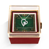 You Are Treasured – Forever Love Rotating Rose Necklace
