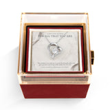 For All That You Are – Forever Love Rotating Rose Necklace