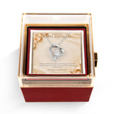 You Deserve A Beautiful Year – Forever Love Rotating Rose Necklace