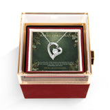 Merry Christmas – Forever Love Rotating Rose Necklace