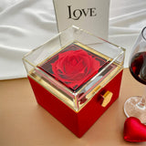 I Would Choose You Again – Forever Love Rotating Rose Necklace