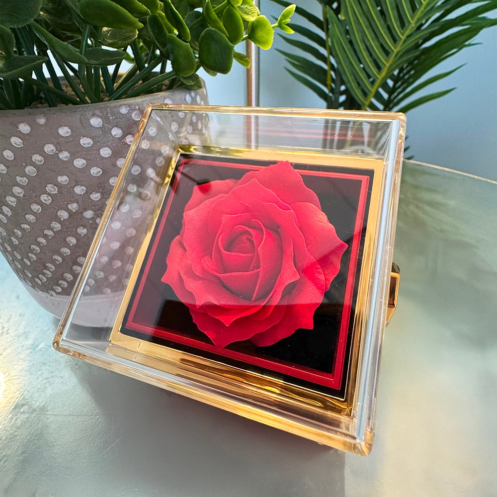 Still Choosing You – Forever Love Rotating Rose Necklace