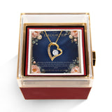 Wherever Life Leads – Forever Love Rotating Rose Necklace